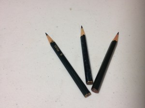 Come on, you don't need a picture, they're pencils. I used mine to the nib.