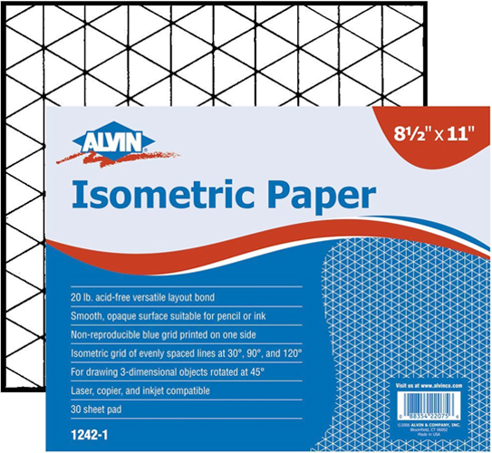 Sectioned Graph Paper Technical Drawing Paper ALVIN Cross Section Graph Paper Pad - 10x10 ...